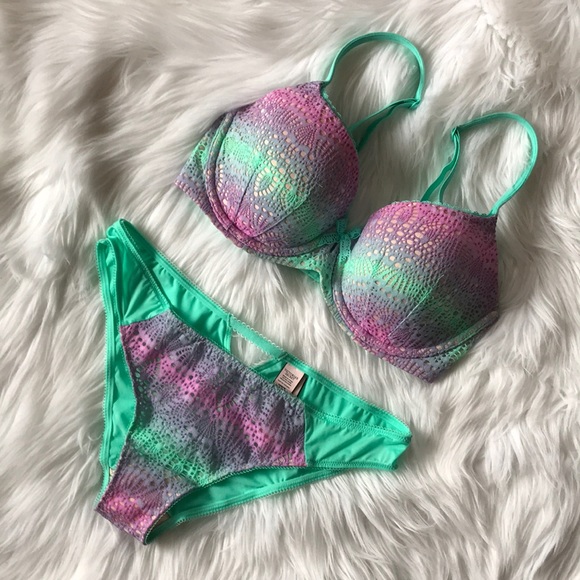 Victoria's Secret Other - 👗[ VS ] Angelic Ombré Mermaid Bra & Panty Set